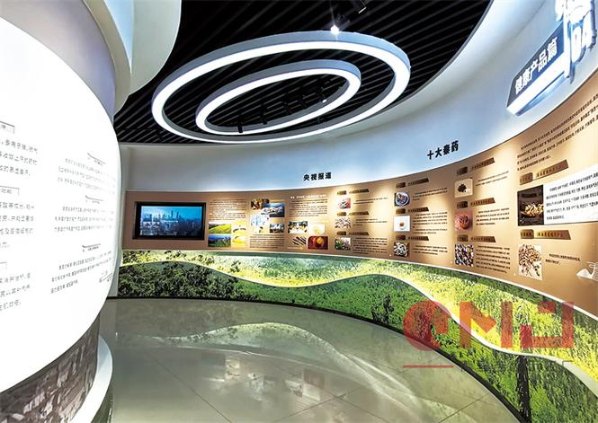 天芪生物展廳 現(xiàn)代化設(shè)計(jì)與傳承創(chuàng)新的展覽展示空間